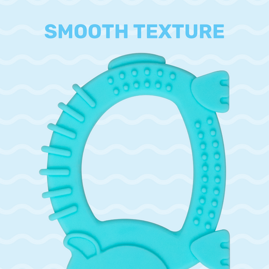 TinyTails Hippopotamus Silicone Teether