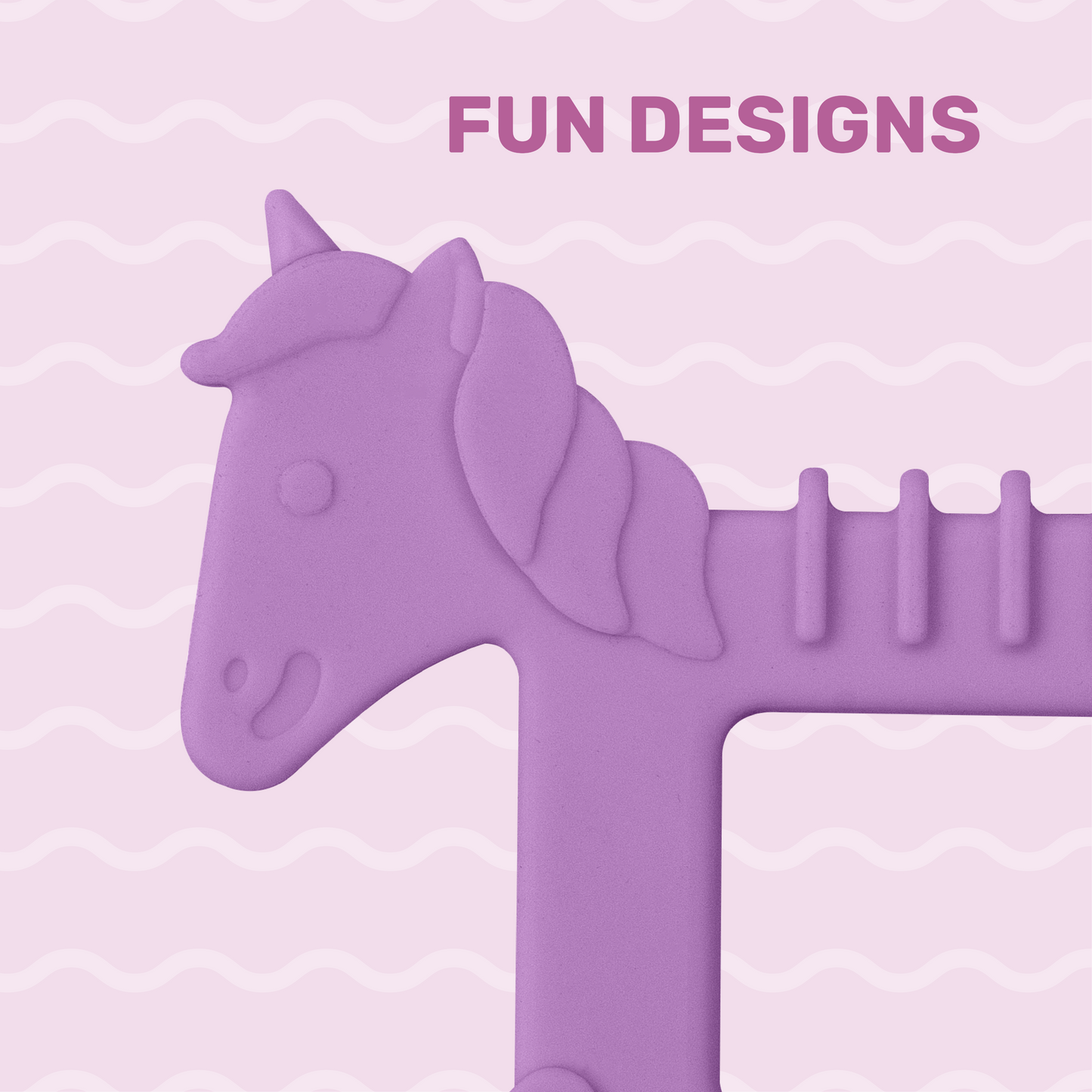 TinyTails Unicorn Silicone Teether