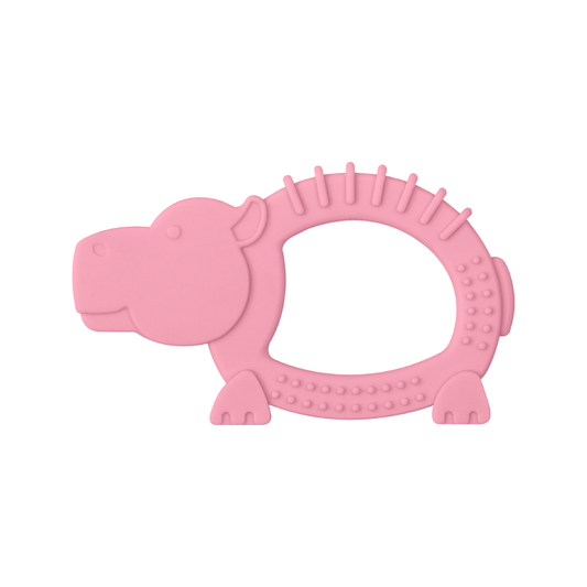 TinyTails Hippopotamus Silicone Teether