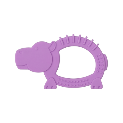 TinyTails Hippopotamus Silicone Teether