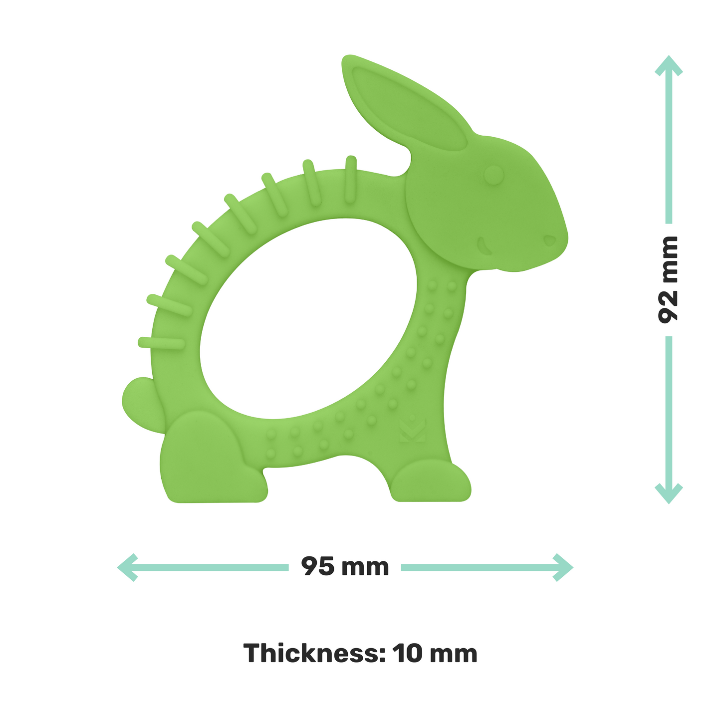 TinyTails Rabbit Silicone Teether