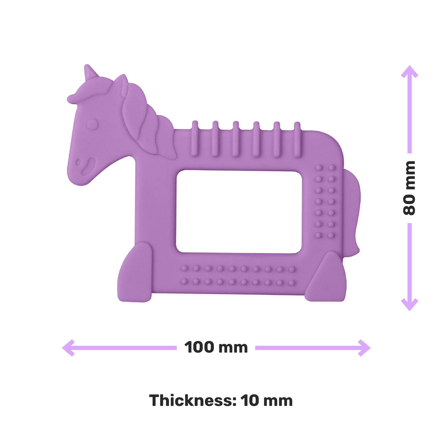 TinyTails Unicorn Silicone Teether
